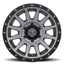 Load image into Gallery viewer, ICON Compression 18x9 5x5 -12mm Offset 4.5in BS Titanium Wheel
