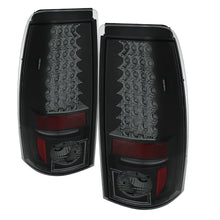 Load image into Gallery viewer, Spyder Chevy Silverado 1500 99-02 (Not Fit Stepside) LED Tail Lights Blk Smke ALT-YD-CS99-LED-BSM
