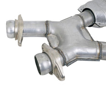 Load image into Gallery viewer, BBK 79-93 Mustang 5.0 Short Mid X Pipe w Catalytic Converters 2-1/2 For Automatic Long Tube Headers

