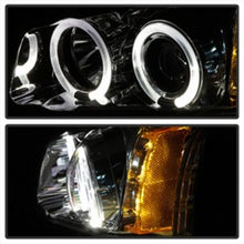 Load image into Gallery viewer, Spyder Chevy Silverado 1500 03-06 Projector Headlights LED Halo LED Ambr Reflctr Ch PRO-YD-CS03-AM-C

