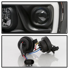 Load image into Gallery viewer, Spyder Dodge Ram 1500 06-08 V2 Projector Headlights - Light Bar DRL - Black (PRO-YD-DR06V2-LB-BK)
