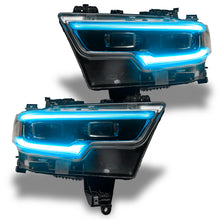 Load image into Gallery viewer, Oracle 19-21 RAM 1500 Headlight DRL Upgrade Kit Proj. LED - ColorSHIFT RGBW+A w/ Simple Controller
