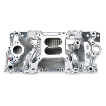 Load image into Gallery viewer, Edelbrock Polished S/B Chevy RPM Air-Gap Manifold
