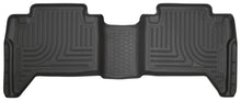 Load image into Gallery viewer, Husky Liners 2016 Toyota Tacoma Crew Cab WeatherBeater 2nd Row Black Floor Liners
