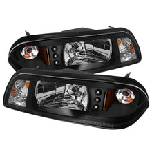 Load image into Gallery viewer, Spyder Ford Mustang 87-93 1PC LED (Replaceable LEDs)Crystal Headlights Black HD-YD-FM87-1PC-LED-BK
