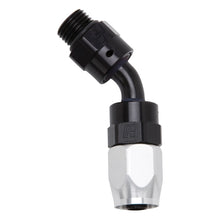 Load image into Gallery viewer, Russell Performance Hose End #6 Hose to #6 Radius Inlet Port 45 Deg Blk/Clr
