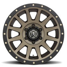 Load image into Gallery viewer, ICON Compression 17x8.5 6x5.5 0mm Offset 4.75in BS 106.1mm Bore Bronze Wheel
