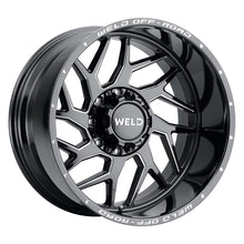 Load image into Gallery viewer, Weld Off-Road W117 22X12 Fulcrum 5X127 5X139.7 ET-44 BS4.75 Gloss Black MIL 87.1
