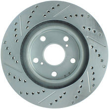 Load image into Gallery viewer, StopTech Select Sport 11-16 Toyota Avalon/ 11-17 Camry SportStop Slotted &amp; Drilled Left Front Rotor
