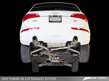 Load image into Gallery viewer, AWE Tuning Audi 8R Q5 2.0T Touring Edition Exhaust - Polished Silver Tips
