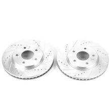 Load image into Gallery viewer, Power Stop 15-18 Chevrolet City Express Front Evolution Drilled &amp; Slotted Rotors - Pair
