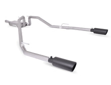Load image into Gallery viewer, Gibson 14-17 Ram 1500 Big Horn 3.0L 3in Cat-Back Dual Split Exhaust - Black Elite
