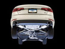 Load image into Gallery viewer, AWE Tuning Audi B9 A4 Touring Edition Exhaust Dual Outlet - Chrome Silver Tips (Includes DP)
