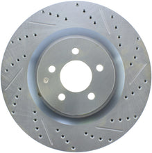 Load image into Gallery viewer, StopTech Select Sport 07-10 Ford Shelby Slotted and Drilled Left Rotor

