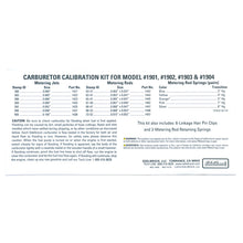 Load image into Gallery viewer, Edelbrock Calibration Kit for 1901 / 1902 / 1903 / 1904
