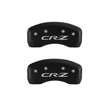 Load image into Gallery viewer, MGP 4 Caliper Covers Engraved Front Honda Engraved Rear CR-Z Red finish silver ch
