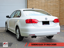 Load image into Gallery viewer, AWE Tuning Mk6 Jetta 2.5L Touring Edition Exhaust - Diamond Black Tips
