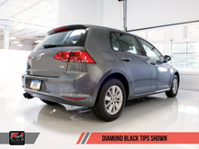 Load image into Gallery viewer, AWE Tuning VW MK7 Golf 1.8T Track Edition Exhaust w/Diamond Black Tips (90mm)
