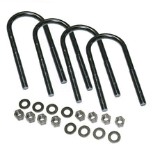 Load image into Gallery viewer, Superlift U-Bolt 4 Pack 5/8x3-1/4x19 Large Radius w/ Hardware

