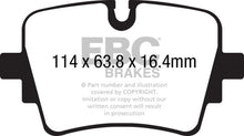 Load image into Gallery viewer, EBC 14+ Jaguar F-Type (Cast Iron Rotors Only) 5.0 Supercharged (490) Redstuff Rear Brake Pads
