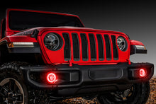 Load image into Gallery viewer, Oracle Jeep Wrangler JL/Gladiator JT LED Surface Mount Fog Light Halo Kit - Red
