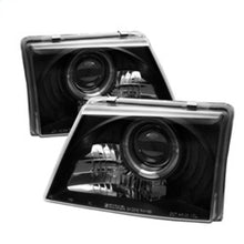 Load image into Gallery viewer, Spyder Ford Ranger 98-00 Projector Headlights LED Halo Black High 9005 Low H1 PRO-YD-FR98-BK
