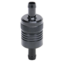 Load image into Gallery viewer, Russell Performance Black Street Fuel Filter (3in Length 1-1/8in diameter 3/8in inlet/outlet)
