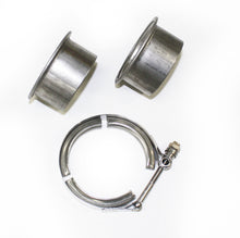 Load image into Gallery viewer, JBA 2.5in Stainless Steel V-Band Clamp &amp; Flanges
