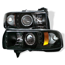 Load image into Gallery viewer, Spyder Dodge Ram 1500 94-01 94-02 Projector Headlights CCFL Halo LED Blk PRO-YD-DR94-CCFL-BK
