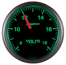 Load image into Gallery viewer, Autometer Elite 52.4mm Peak &amp; Warn w/ Electronic Control 8-18 Volt Voltmeter
