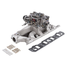 Load image into Gallery viewer, Edelbrock Manifold And Carb Kit Performer RPM Air-Gap Small Block Ford 289-302 Natural Finish
