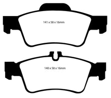 Load image into Gallery viewer, EBC 04-06 Mercedes-Benz CL500 5.0 Yellowstuff Rear Brake Pads
