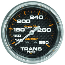 Load image into Gallery viewer, Autometer Ultra-Lite Carbon Fiber 2-5/8in Transmission Temp 140-280 Deg F
