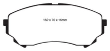 Load image into Gallery viewer, EBC 08-13 Cadillac CTS 3.6 (315mm Rear Rotors) Redstuff Front Brake Pads
