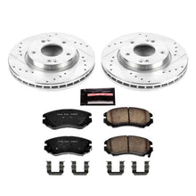 Load image into Gallery viewer, Power Stop 07-10 Hyundai Elantra Front Z23 Evolution Sport Brake Kit
