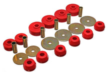 Load image into Gallery viewer, Energy Suspension 79-88 Toyota 4WD (Exc T-100 &amp; Tundra) Red Body Cab Mount Set
