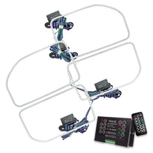 Load image into Gallery viewer, Oracle Ford F250/350 11-16 Halo Kit (Square Ring Design) - ColorSHIFT w/ 2.0 Controller
