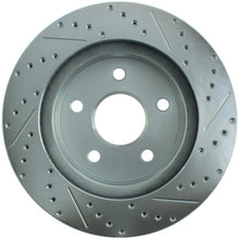 Load image into Gallery viewer, StopTech Select Sport 04-09 Dodge Durango / 02-05 Ram 1500 Slotted and Drilled Right Front Rotor
