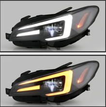 Load image into Gallery viewer, Spyder Subaru Impreza WRX 15-20 Halogen High-Power LED Headlights- Black PRO-YD-SWRX15HALAP-SBSEQ-BK
