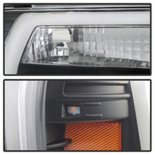 Load image into Gallery viewer, Spyder 04-08 Ford F-150 Projector Headlights - Light Bar DRL - Black PRO-YD-FF15004V2-LB-BK

