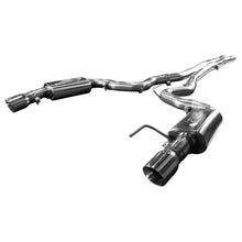 Load image into Gallery viewer, Kooks 15+ Mustang 5.0L 4V Convertible 3in Cat-Back w/ X-Pipe 4in Slash Cut Polished Tips Exhaust
