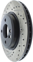 Load image into Gallery viewer, StopTech 02-07 Mini Cooper/Cooper S Slotted &amp; Drilled Right Front Rotor
