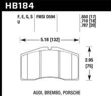 Load image into Gallery viewer, Hawk 91-94 Porsche 911 Carrera  HP-10 Race Front Brake Pads

