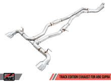 Load image into Gallery viewer, AWE Tuning 2020 Toyota Supra A90 Track Edition Exhaust - 5in Chrome Silver Tips
