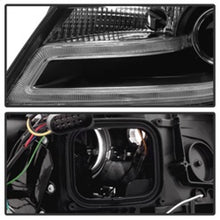 Load image into Gallery viewer, Spyder Audi A4 09-12 Projector Headlights Halogen Model Only - DRL LED Black PRO-YD-AA408-DRL-BK
