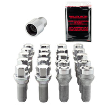 Load image into Gallery viewer, McGard 5 Lug Hex Install Kit w/Locks (Cone Seat Bolt) M14X1.25 / 17mm Hex / 27.5mm Shank L. - Chrome
