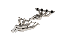 Load image into Gallery viewer, Kooks 2019 GM Series Truck 6.2L 1.75in x 3in SS Headers &amp; 3in x 3.5in ULTRA GREEN SS Catted Y-Pipe
