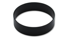 Load image into Gallery viewer, Vibrant Aluminum Union Sleeve for 5in OD Tubing - Hard Anodized Black

