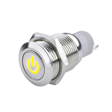 Load image into Gallery viewer, Oracle Power Symbol On/Off Flush Mount LED Switch - Yellow
