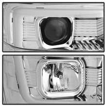 Load image into Gallery viewer, Spyder 08-10 Ford F-250 Super Duty V2 Light Bar DRL Projector Headlights - Chrm (PRO-YD-FS08V2-LB-C)
